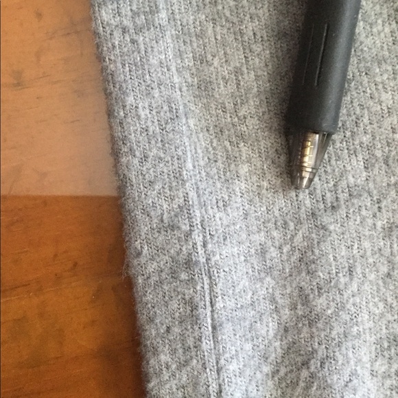 Three  Dots Off-Shoulder Grey Sweater - Picture 6 of 8